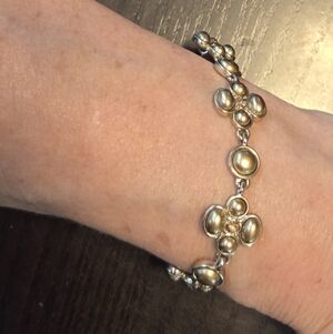 Vintage Gold Floral Bracelet